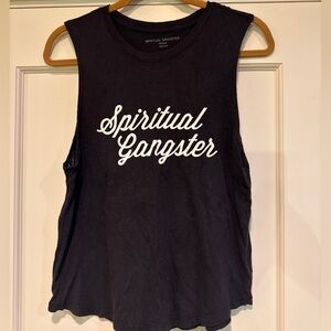 Spiritual Gangster Black Muscle Tee
